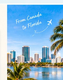 Florida sunshine and Orlando skyline